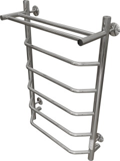 Полотенцесушитель электрический EWRIKA Сафо FT 80х50, с полкой, черный